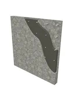 NileBuilt’s Non-Composite Technology includes macro synthetic fibers, 2-inch concrete wythes encapsulating XPS closed cell insulation with non-conductive composite connectors.
