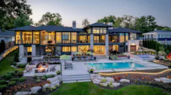 The tiered and beautifully landscaped outdoor oasis for Gull Lake Zen Prairie in Michigan earned Gold in NAHB's 2025 Best in American Living Awards.