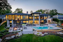The tiered and beautifully landscaped outdoor oasis for Gull Lake Zen Prairie in Michigan earned Gold in NAHB's 2025 Best in American Living Awards.