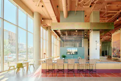 The Welcome Center for Sol Modern builds trust, conveys value, and captures the emotional essence of modern desert living for this high-rise rental apartment building in the heart of downtown Phoenix.