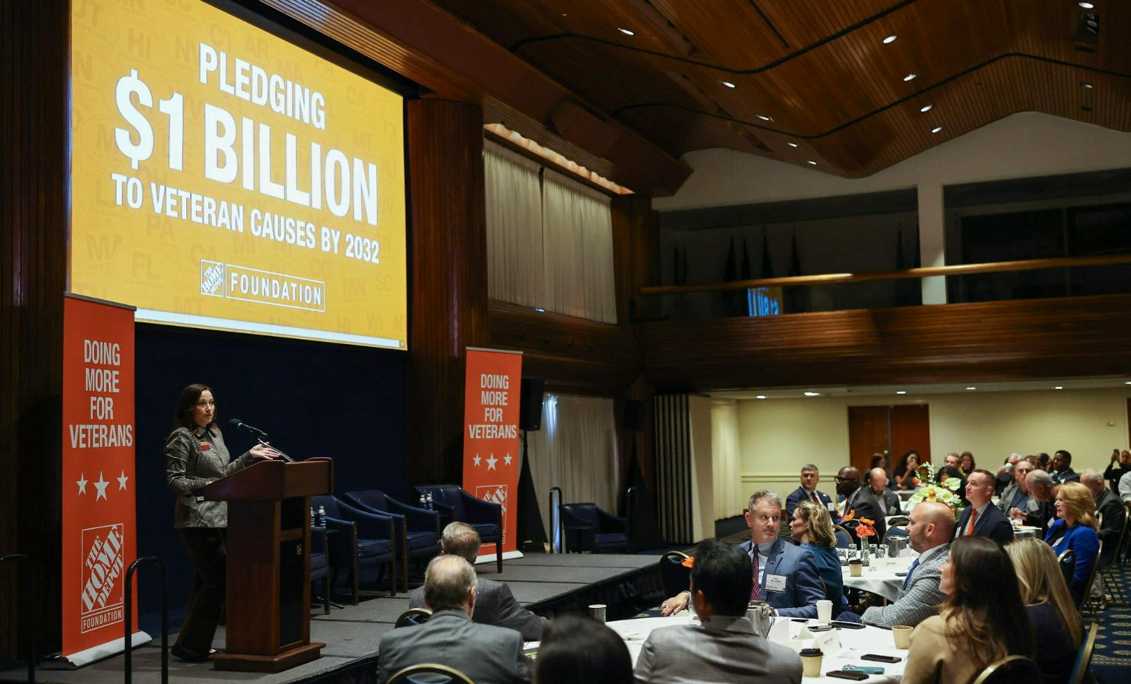 The Home Depot Foundation pledges $1 billion to veteran causes