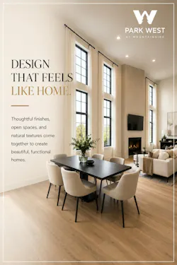 Home interior with light wood flooring